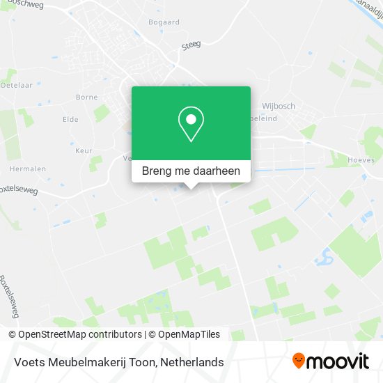 Voets Meubelmakerij Toon kaart