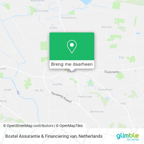 Boxtel Assurantie & Financiering van kaart