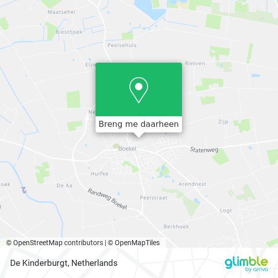 De Kinderburgt kaart