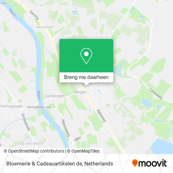 Bloemerie & Cadeauartikelen de kaart