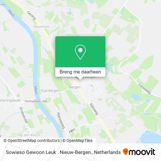 Sowieso Gewoon Leuk . Nieuw-Bergen. kaart