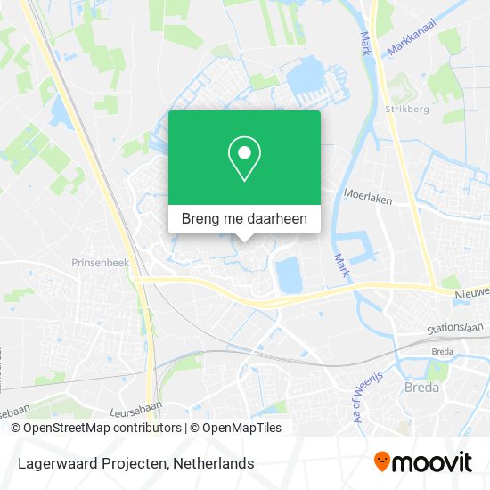 Lagerwaard Projecten kaart