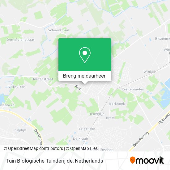 Tuin Biologische Tuinderij de kaart