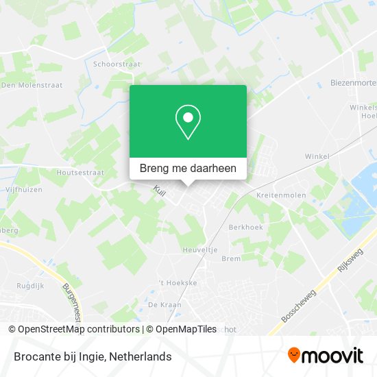 Brocante bij Ingie kaart