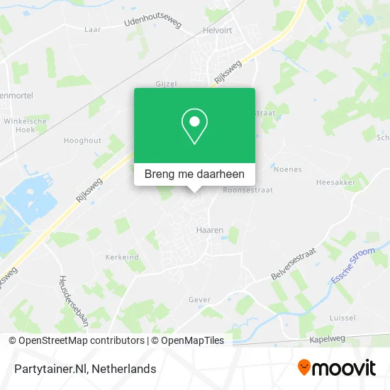 Partytainer.Nl kaart
