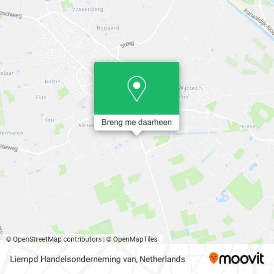 Liempd Handelsonderneming van kaart