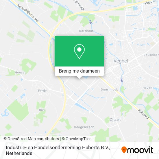 Industrie- en Handelsonderneming Huberts B.V. kaart