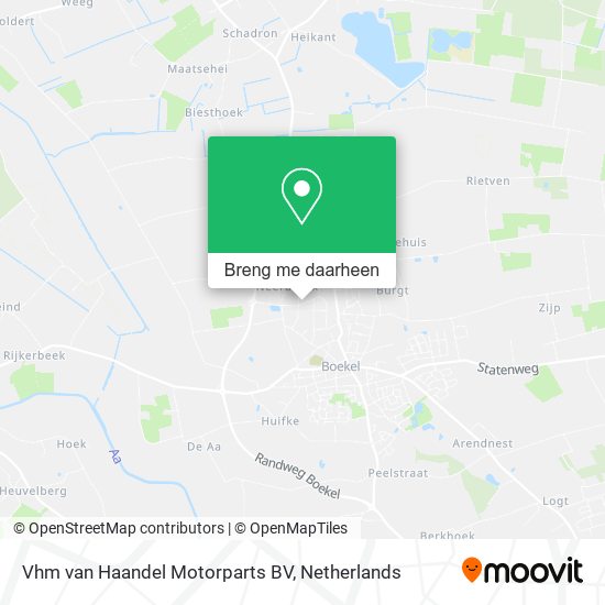 Vhm van Haandel Motorparts BV kaart