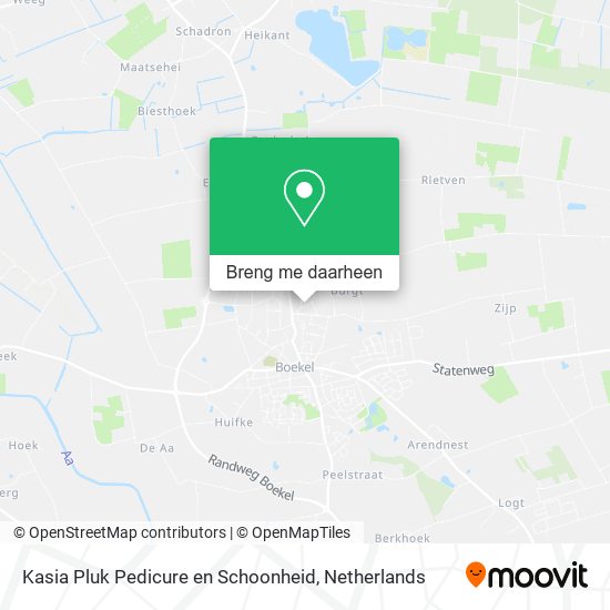 Kasia Pluk Pedicure en Schoonheid kaart