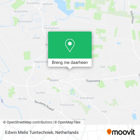Edwin Melis Tuintechniek kaart