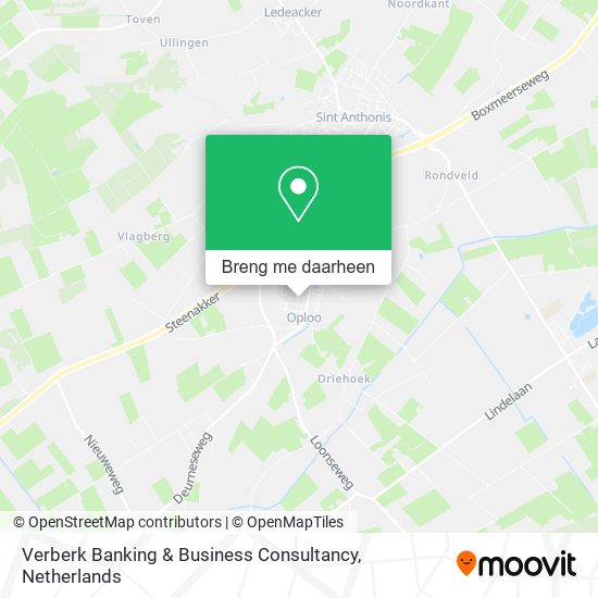 Verberk Banking & Business Consultancy kaart