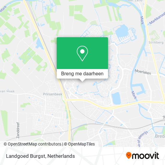 Landgoed Burgst kaart