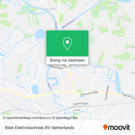 Bliek Elektrotechniek BV kaart