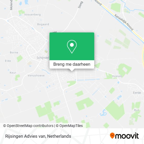 Rijsingen Advies van kaart