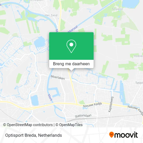 Optisport Breda kaart