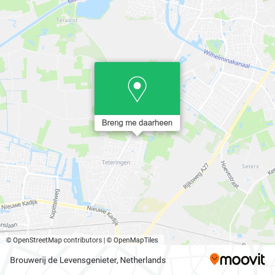 Brouwerij de Levensgenieter kaart
