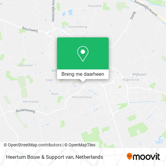 Heertum Bouw & Support van kaart