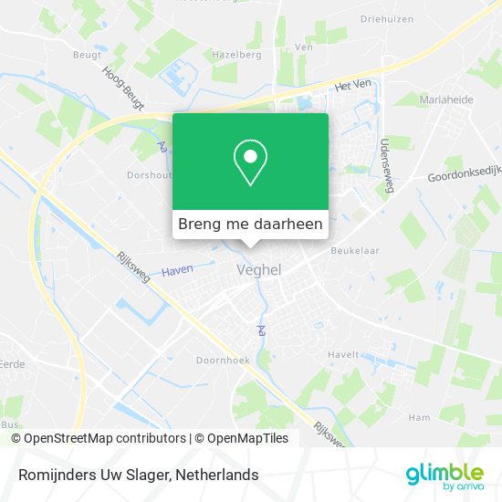 Romijnders Uw Slager kaart