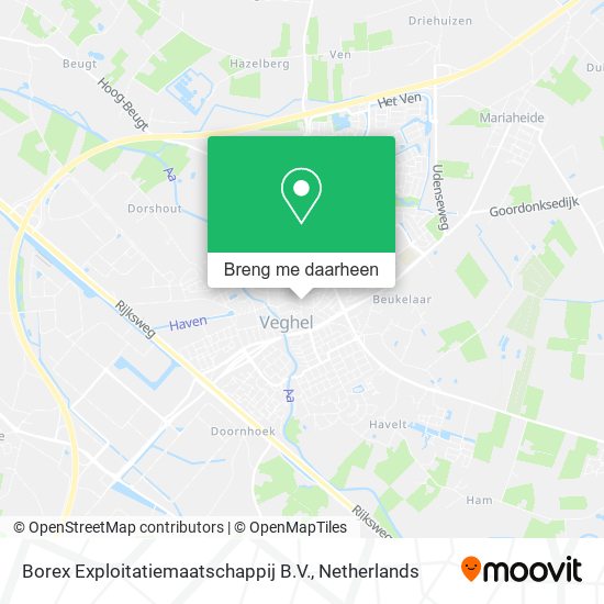 Borex Exploitatiemaatschappij B.V. kaart