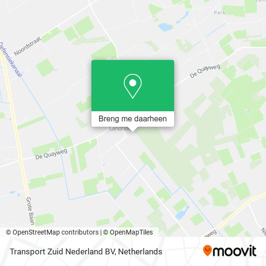 Transport Zuid Nederland BV kaart