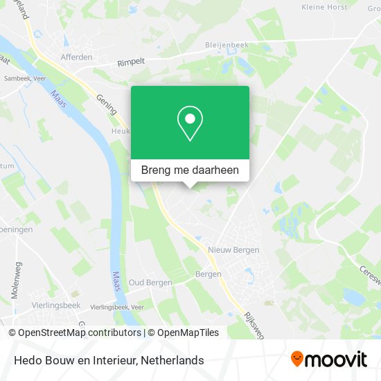 Hedo Bouw en Interieur kaart