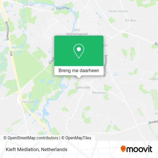 Kieft Mediation kaart