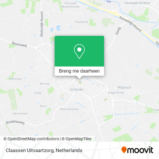 Claassen Uitvaartzorg kaart