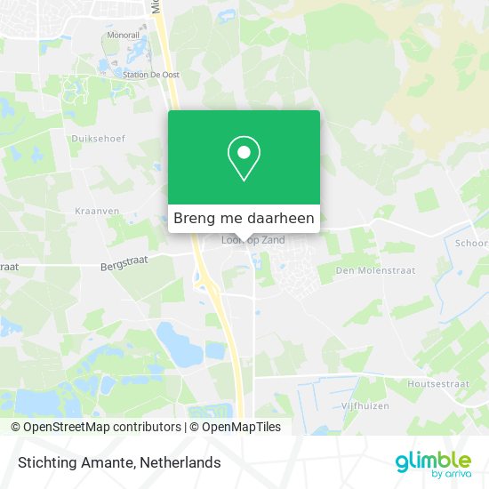 Stichting Amante kaart
