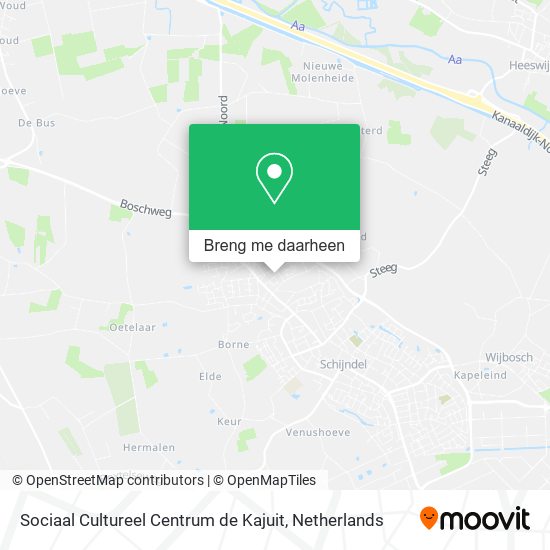 Sociaal Cultureel Centrum de Kajuit kaart