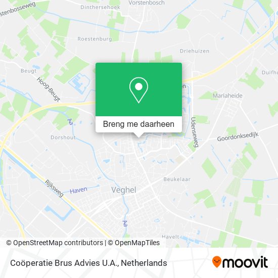 Coöperatie Brus Advies U.A. kaart