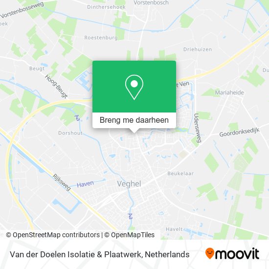 Van der Doelen Isolatie & Plaatwerk kaart