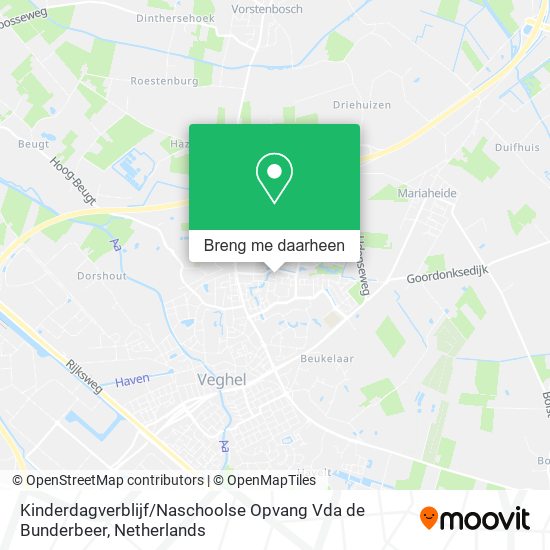 Kinderdagverblijf / Naschoolse Opvang Vda de Bunderbeer kaart
