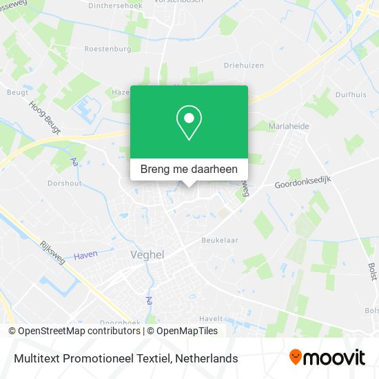 Multitext Promotioneel Textiel kaart