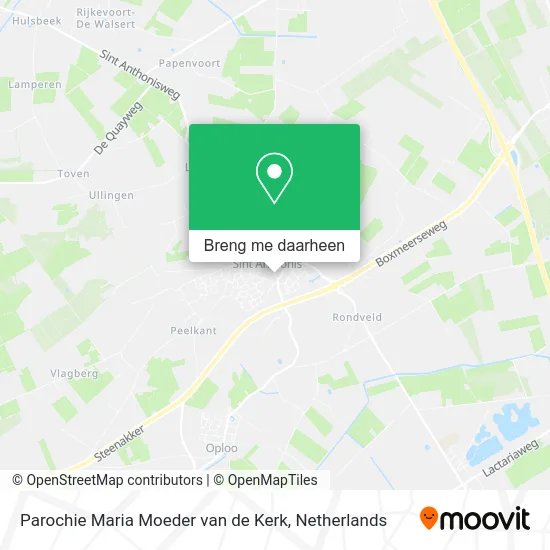 Parochie Maria Moeder van de Kerk kaart