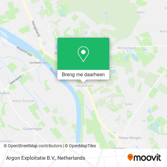 Argon Exploitatie B.V. kaart