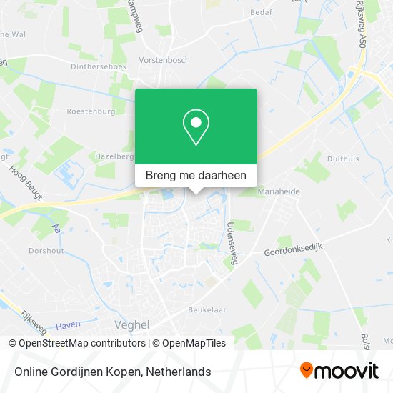 Online Gordijnen Kopen kaart