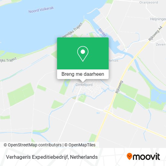 Verhagen's Expeditiebedrijf kaart