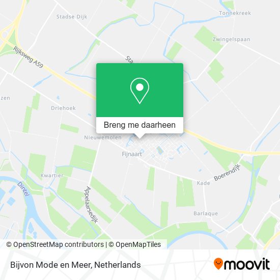 Bijvon Mode en Meer kaart