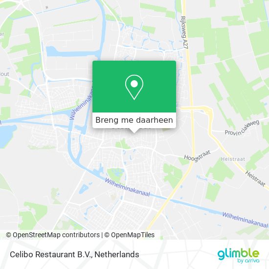 Celibo Restaurant B.V. kaart