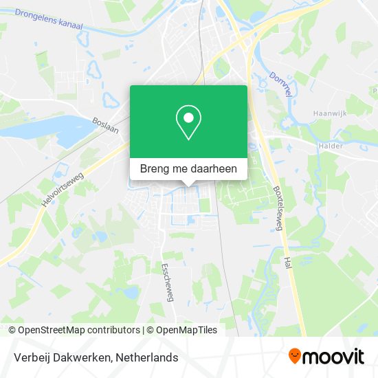 Verbeij Dakwerken kaart