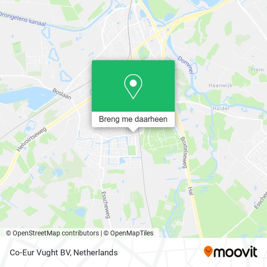 Co-Eur Vught BV kaart