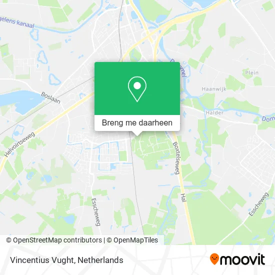Vincentius Vught kaart