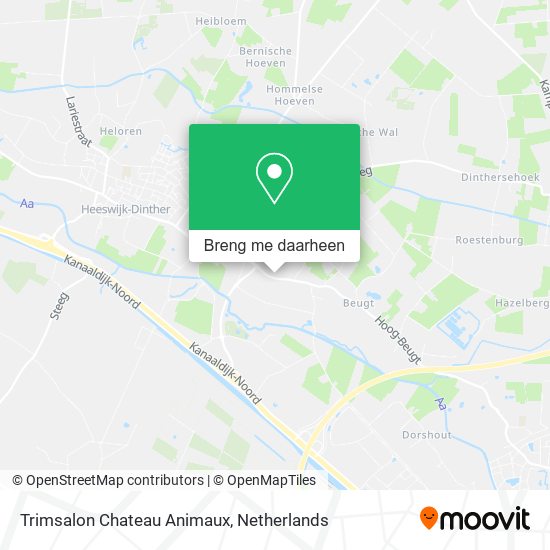 Trimsalon Chateau Animaux kaart