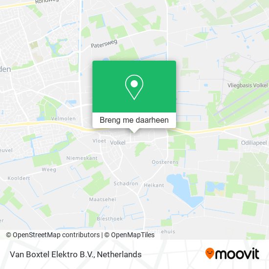 Van Boxtel Elektro B.V. kaart