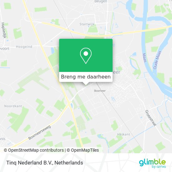 Tinq Nederland B.V. kaart