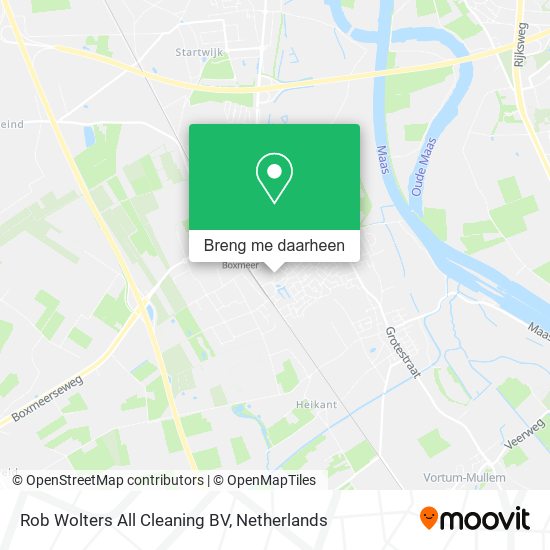 Rob Wolters All Cleaning BV kaart