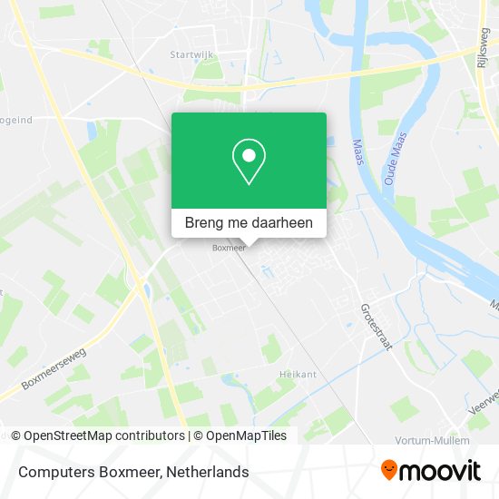 Computers Boxmeer kaart