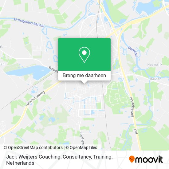 Jack Weijters Coaching, Consultancy, Training kaart