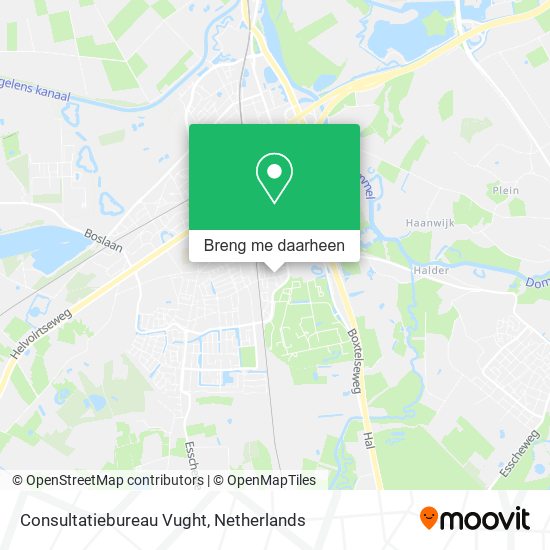 Consultatiebureau Vught kaart