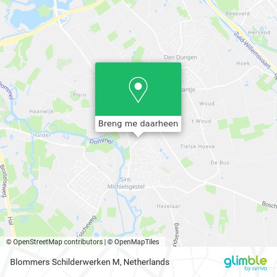 Blommers Schilderwerken M kaart